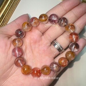 Hematoid Quartz Bracelet 10mm